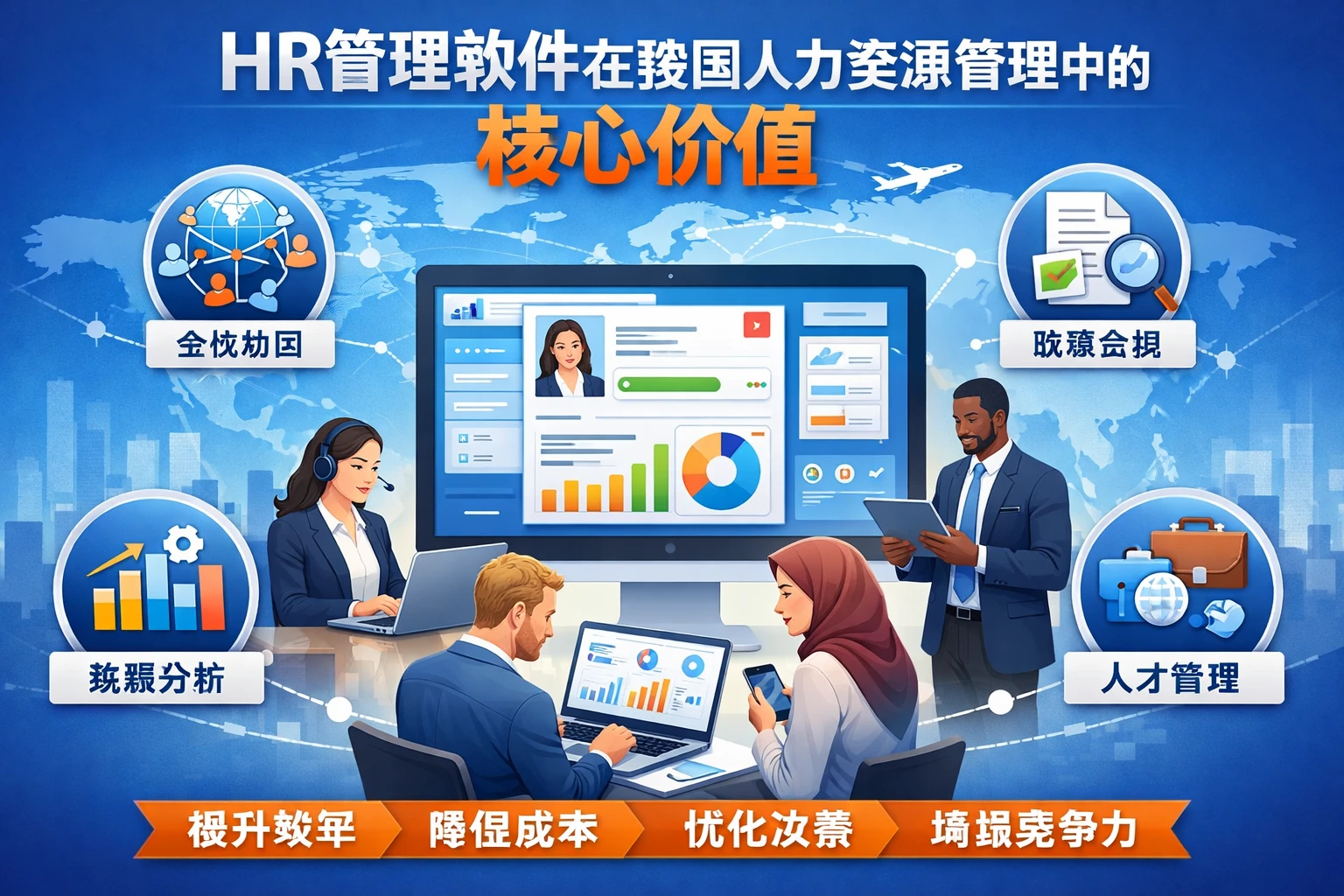 HR管理软件在跨国人力资源管理中的核心价值