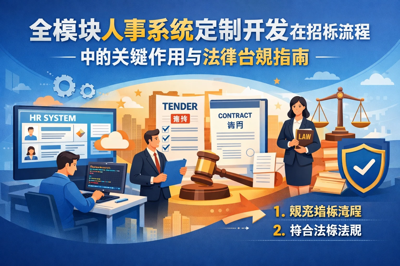 全模块人事系统定制开发在招标流程中的关键作用与法律合规指南