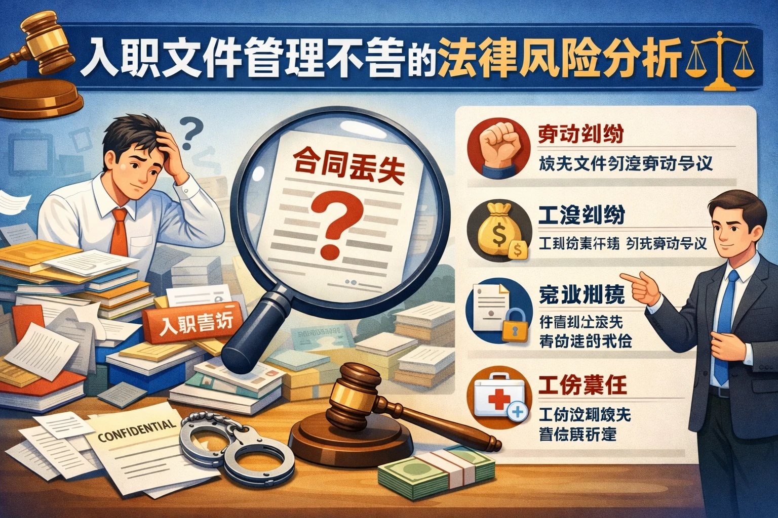 入职文件管理不善的法律风险分析
