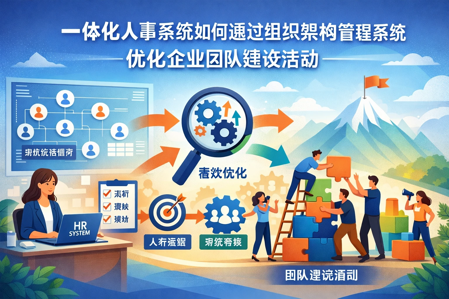 一体化人事系统如何通过组织架构管理系统优化企业团队建设活动