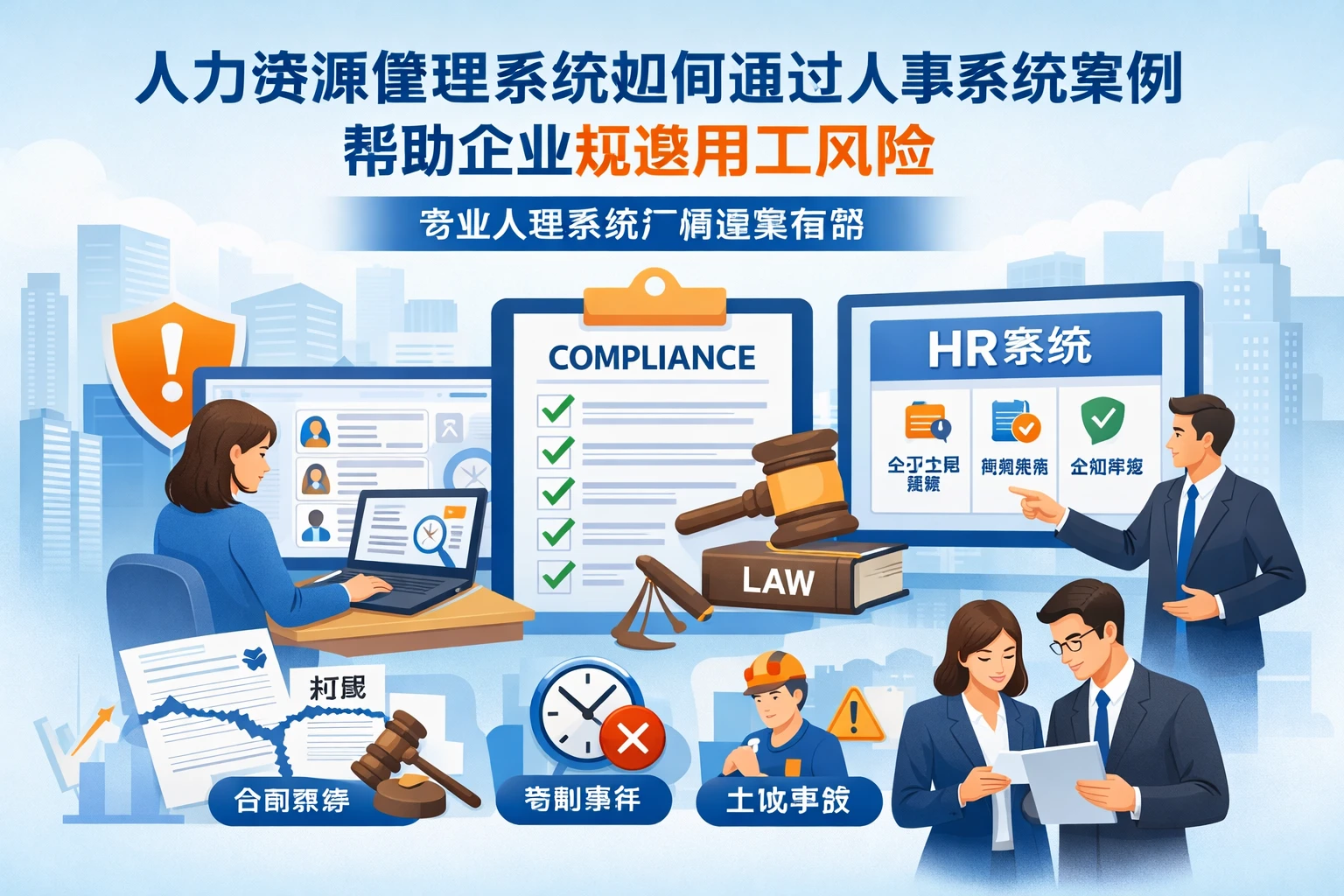 人力资源管理系统如何通过人事系统案例帮助企业规避用工风险 - 专业人事系统厂商选型指南
