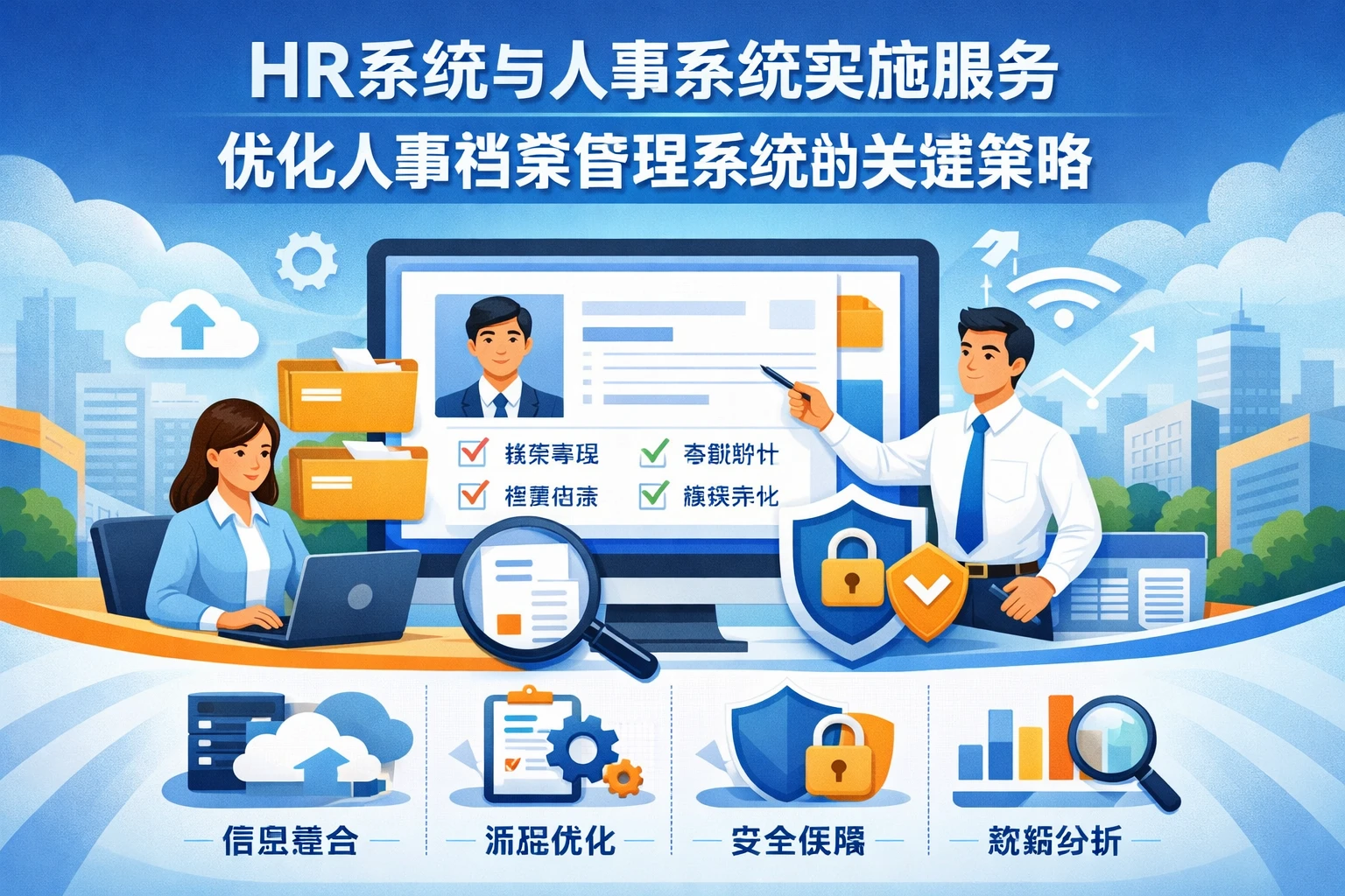 HR系统与人事系统实施服务：优化人事档案管理系统的关键策略