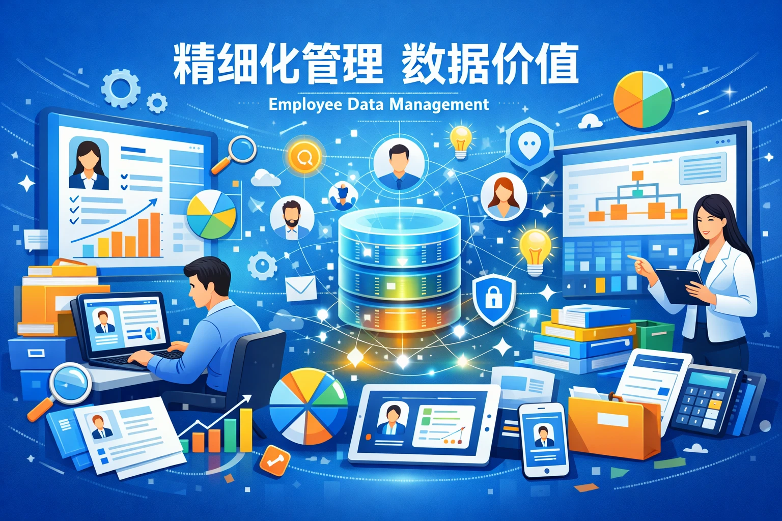 员工档案系统的精细化管理和数据价值