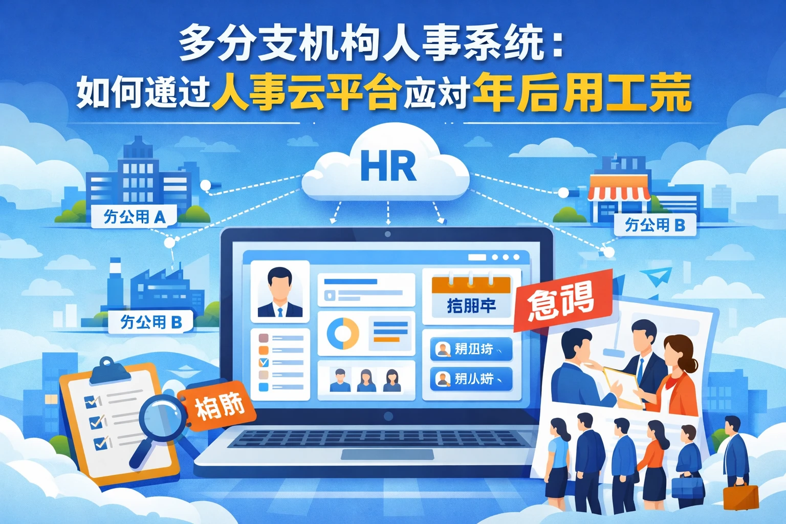 多分支机构人事系统：如何通过人事云平台应对年后用工荒