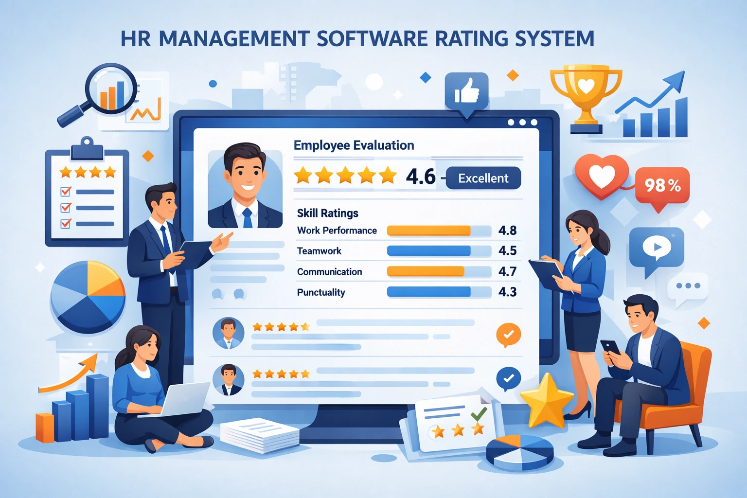 2 智能化人事管理软件的评分系统设计