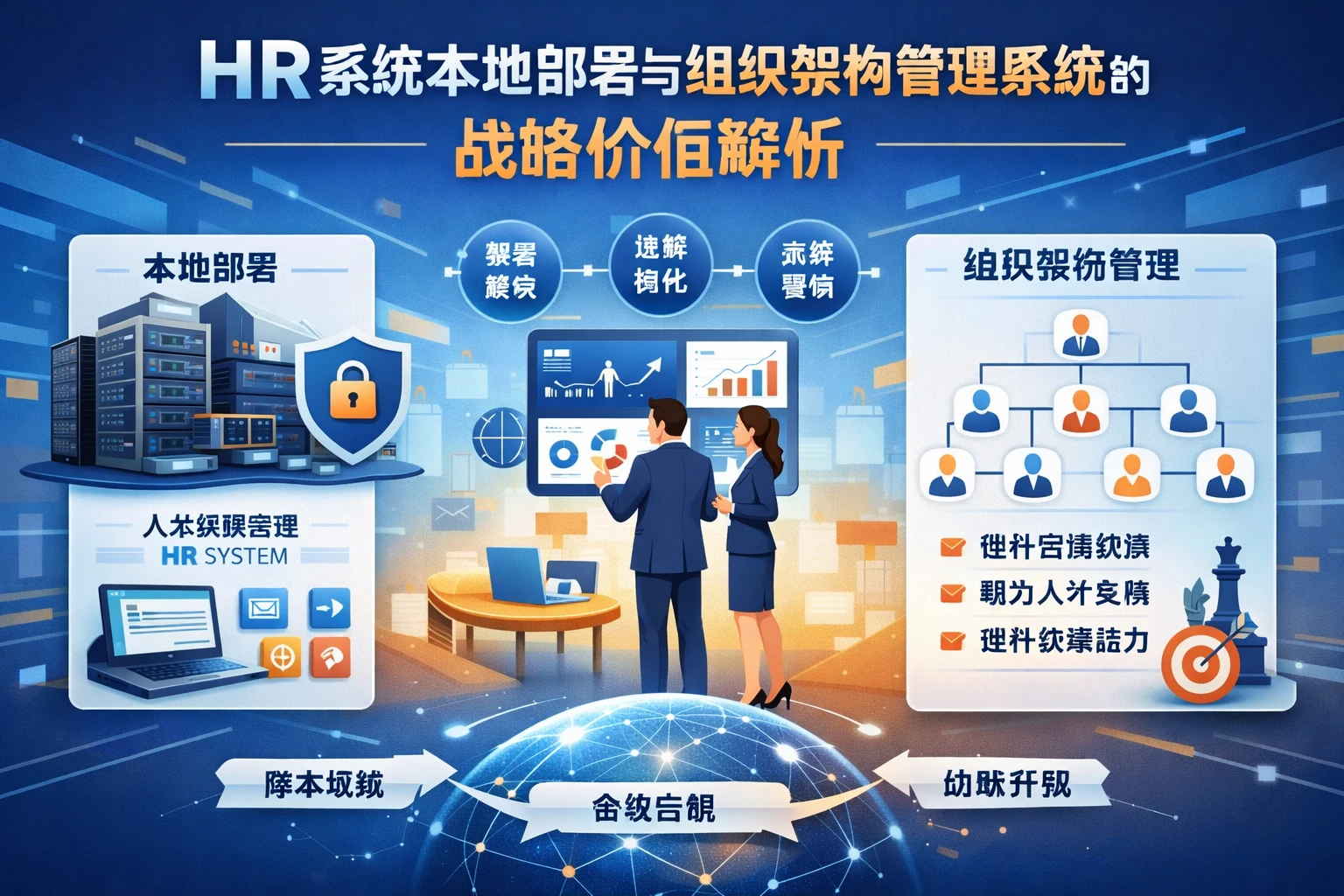 HR系统本地部署与组织架构管理系统的战略价值解析