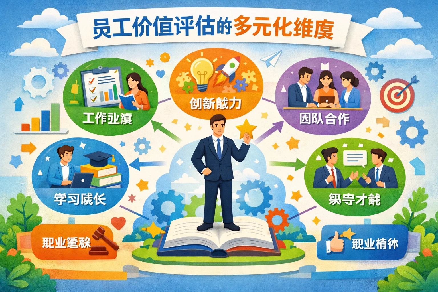 员工价值评估的多元化维度
