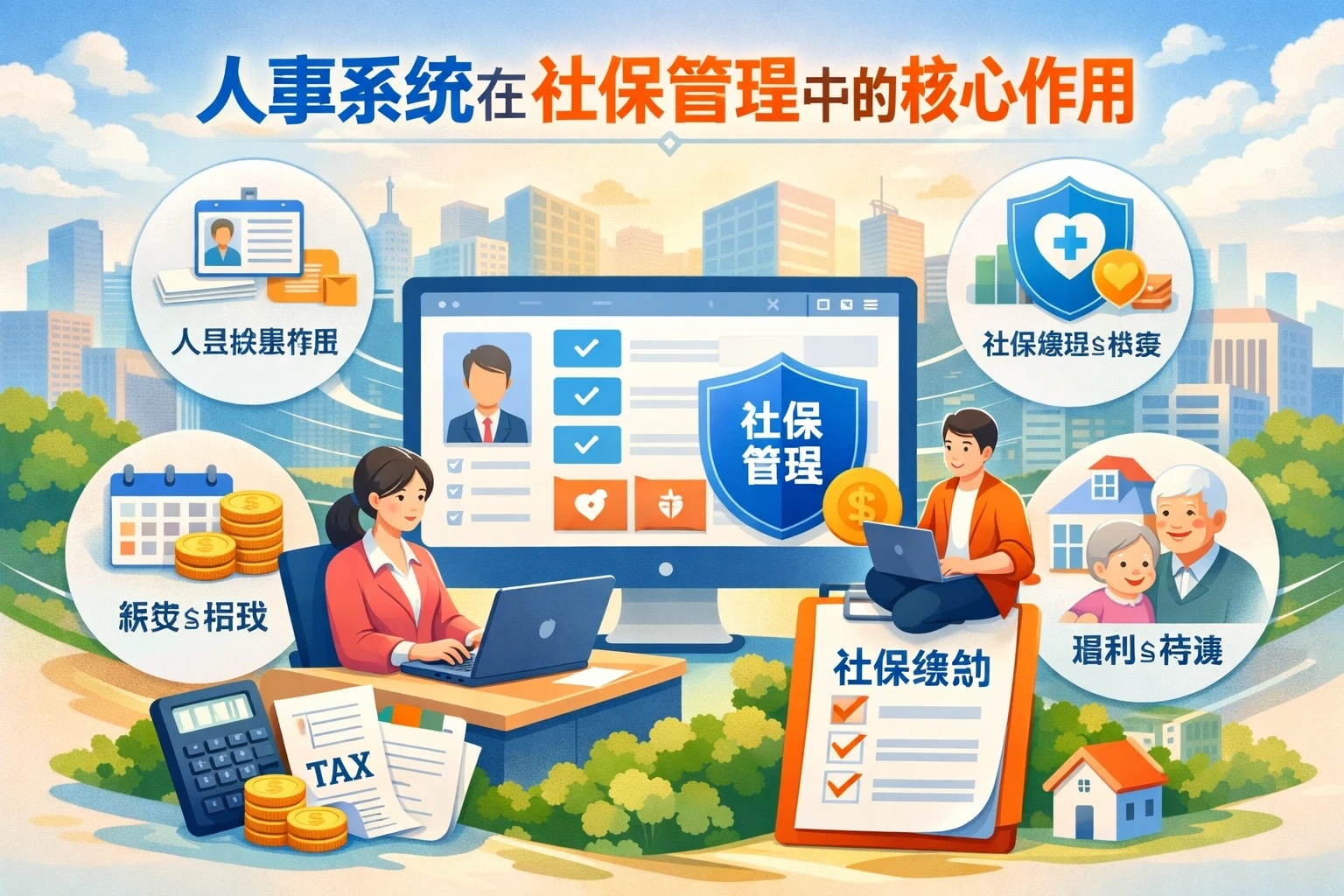 人事系统在社保管理中的核心作用