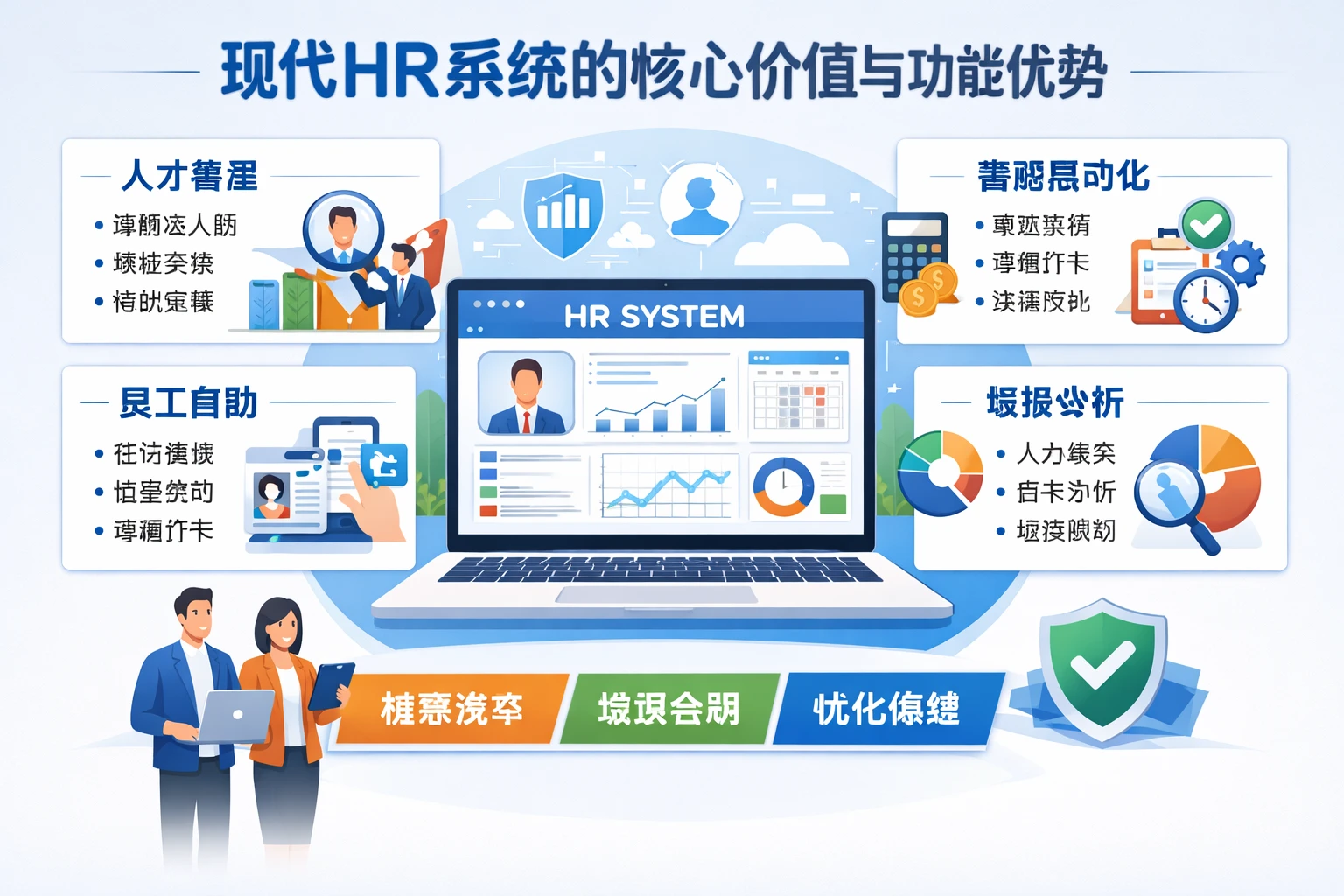 现代HR系统的核心价值与功能优势