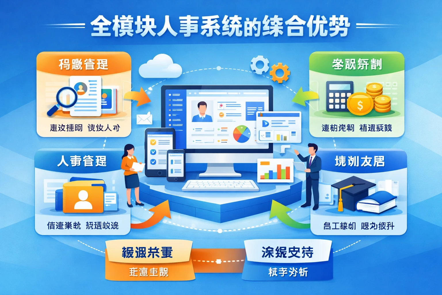 全模块人事系统的综合优势