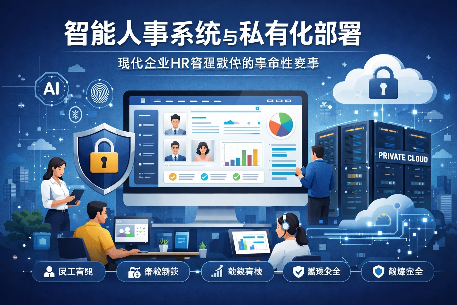 智能人事系统与私有化部署：现代企业HR管理软件的革命性变革