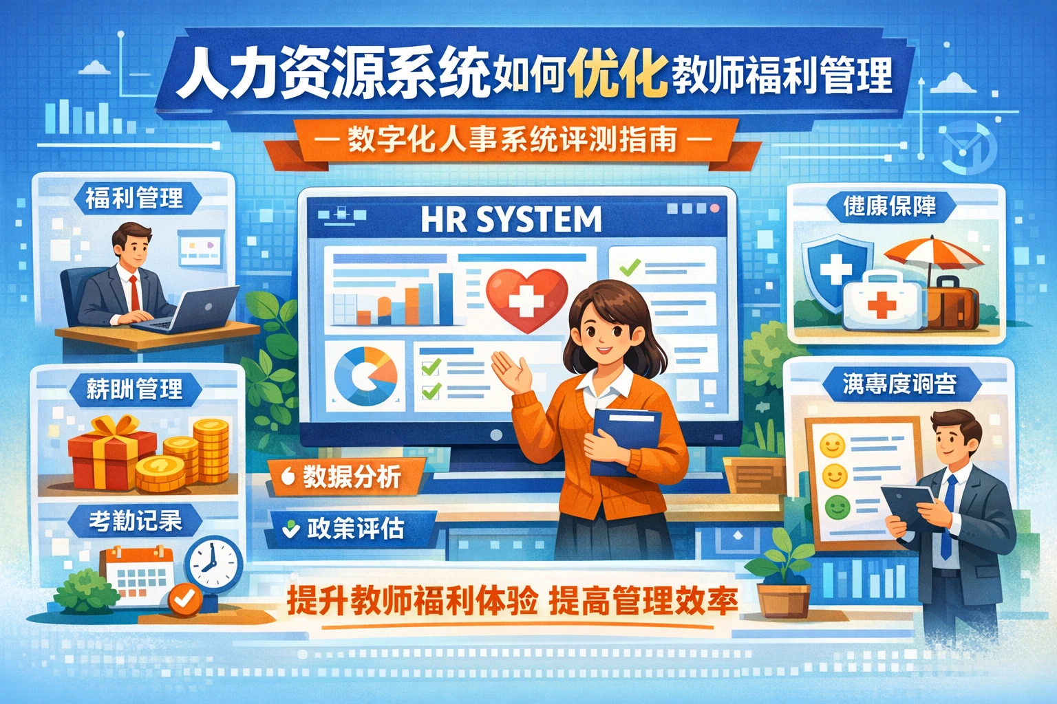 人力资源系统如何优化教师福利管理 - 数字化人事系统评测指南