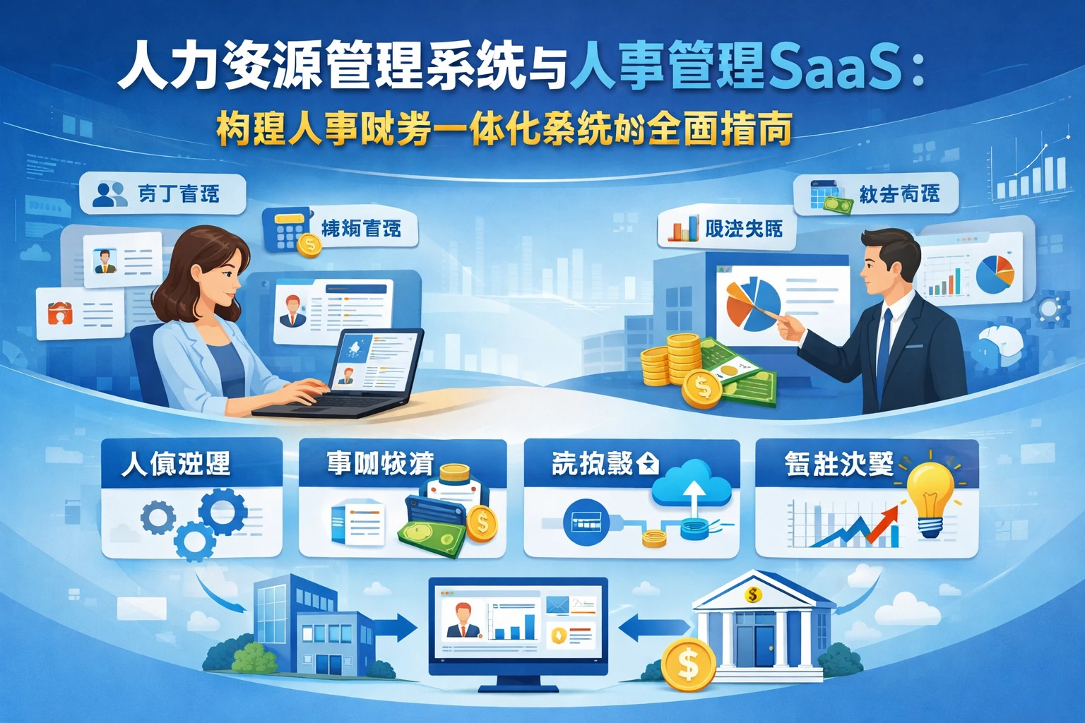 人力资源管理系统与人事管理SaaS：构建人事财务一体化系统的全面指南