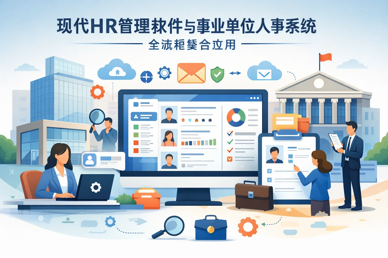 现代HR管理软件与事业单位人事系统的全流程整合应用