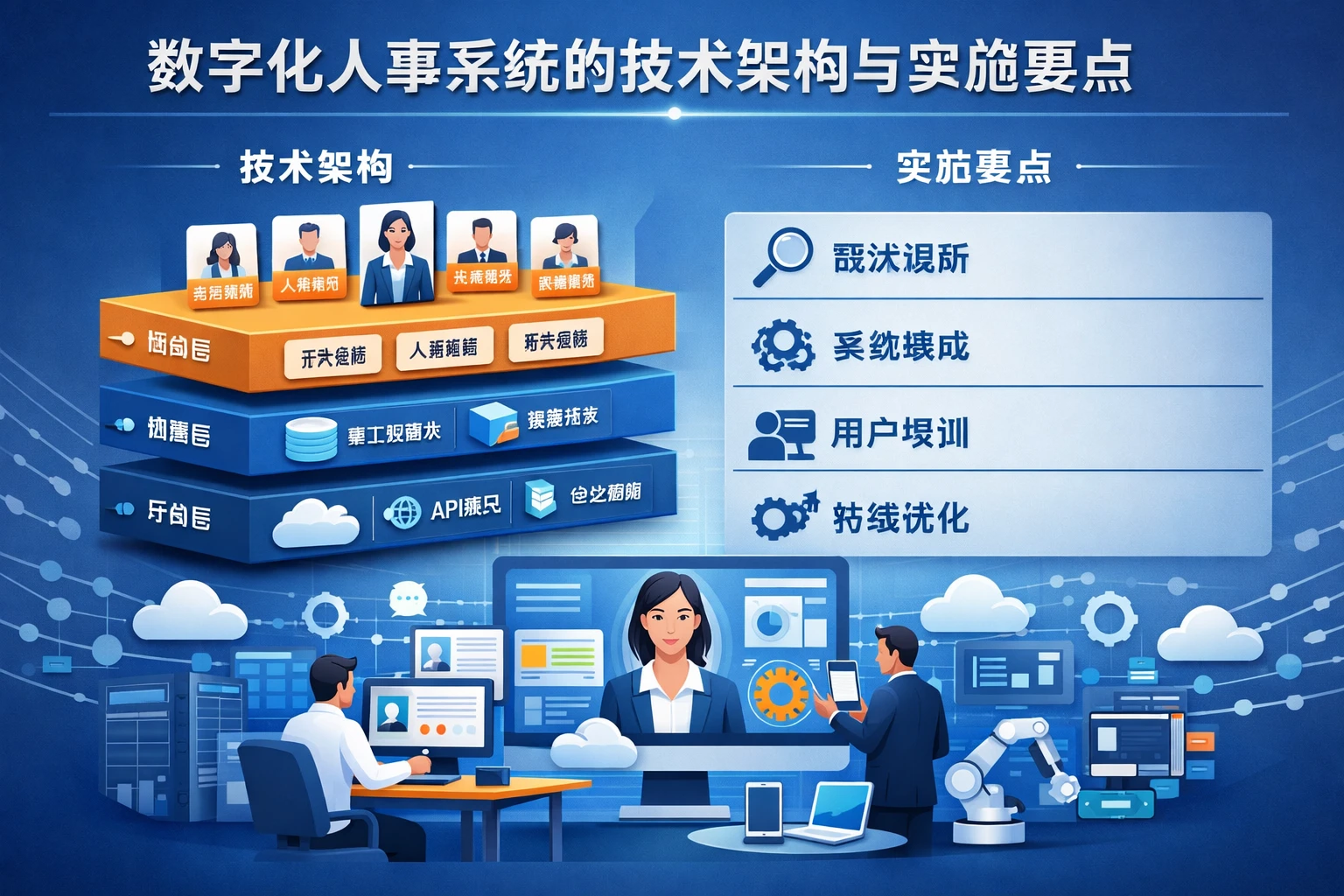 数字化人事系统的技术架构与实施要点