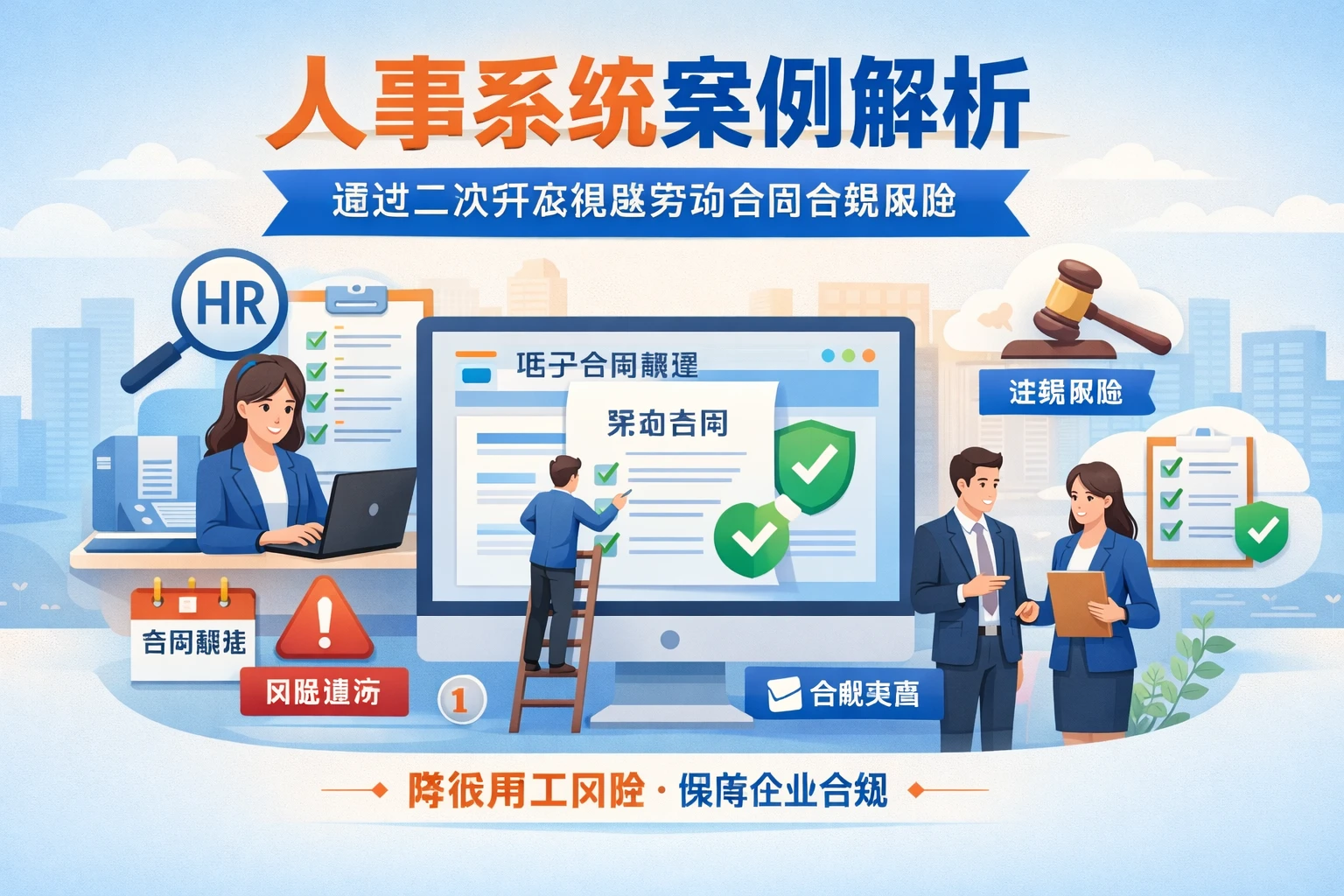 人事系统案例解析：通过二次开发规避劳动合同合规风险