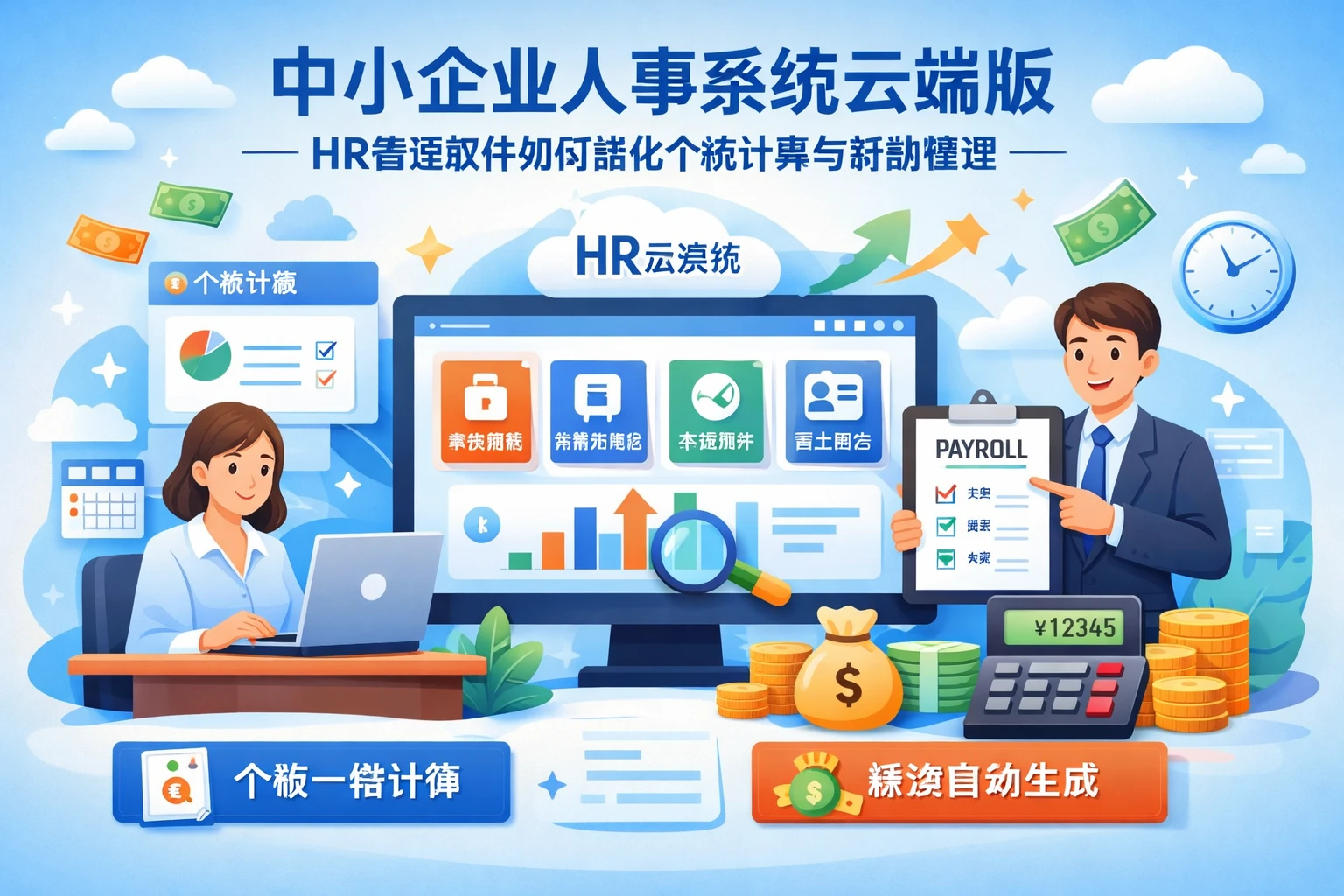 中小企业人事系统云端版：HR管理软件如何简化个税计算与薪酬管理