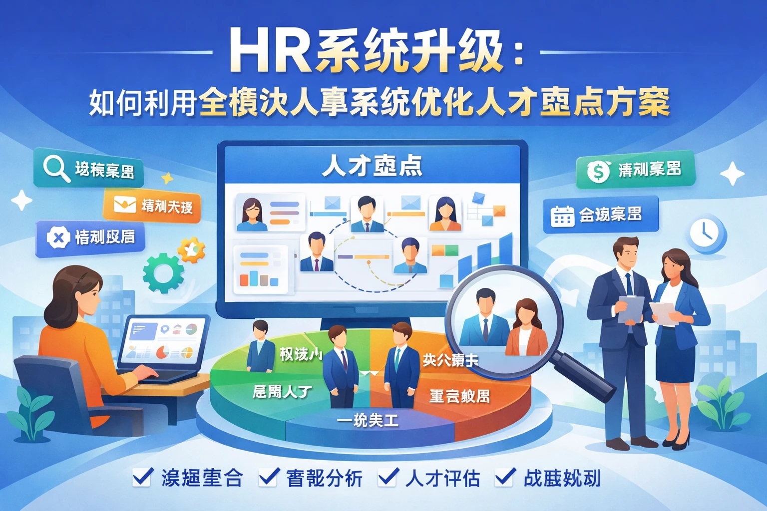 HR系统升级：如何利用全模块人事系统优化人才盘点方案