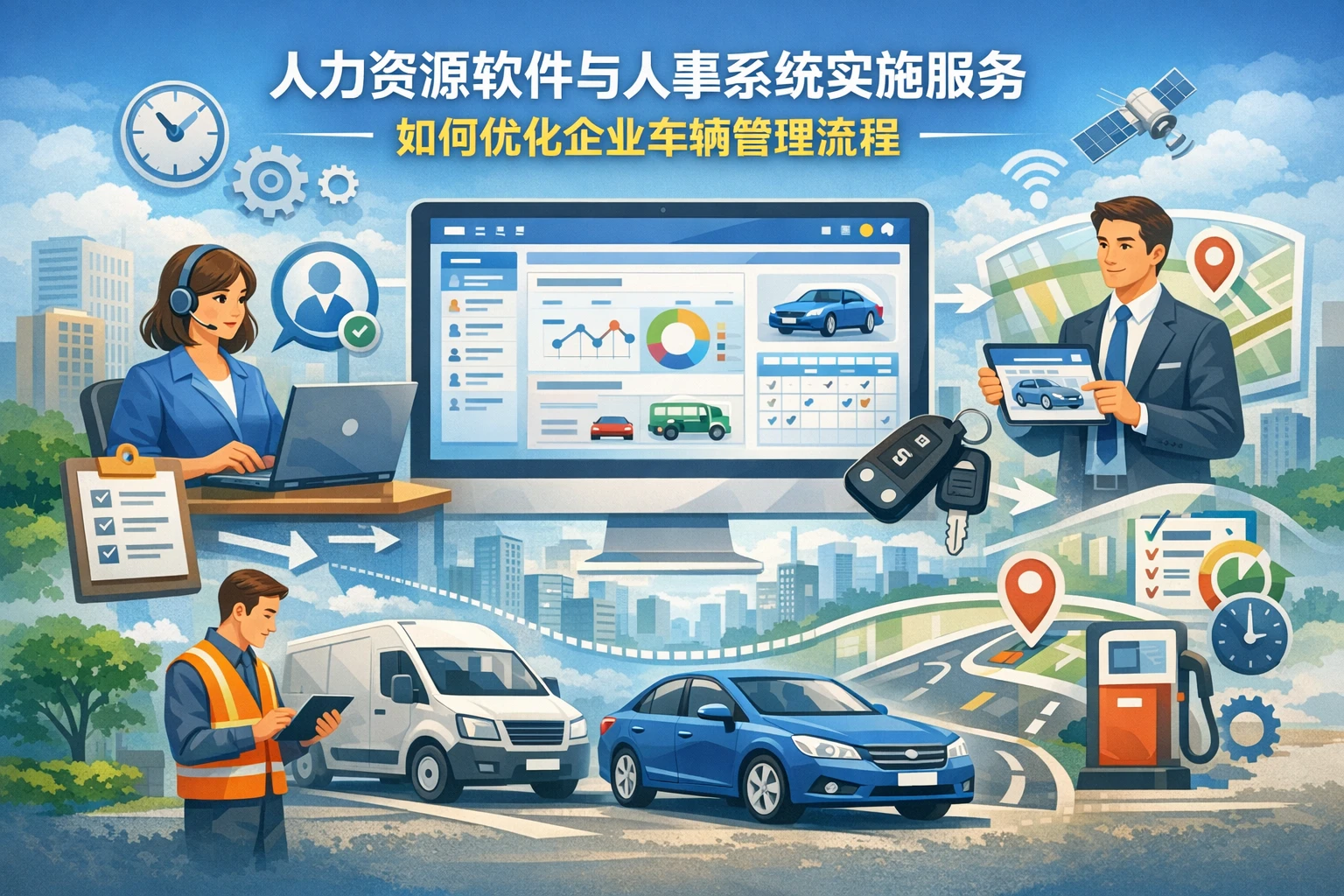 人力资源软件与人事系统实施服务如何优化企业车辆管理流程