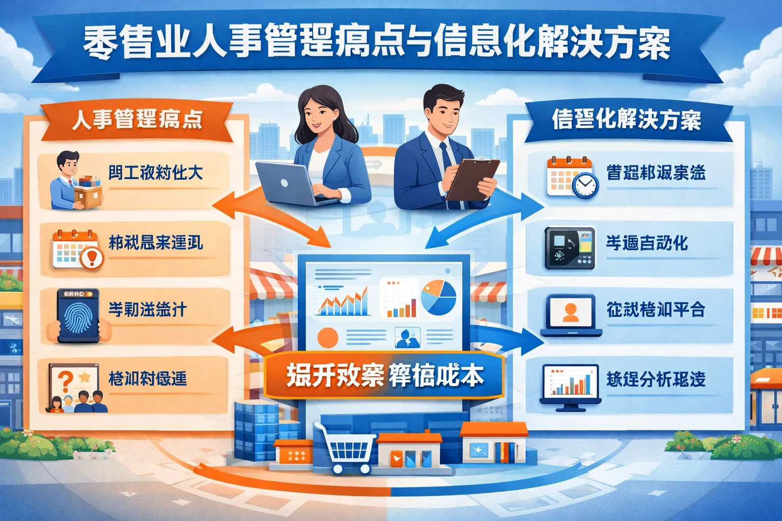 零售业人事管理痛点与信息化解决方案