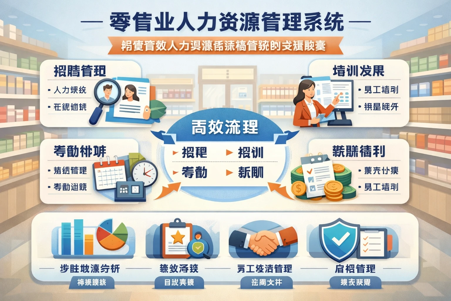 零售业人力资源管理系统：构建高效人力资源全流程系统的关键要素