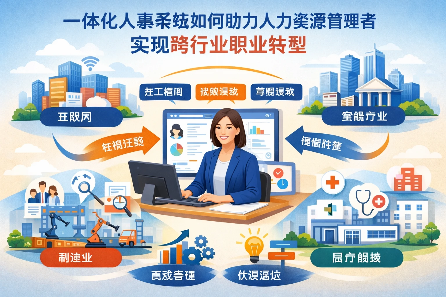 一体化人事系统如何助力人力资源管理者实现跨行业职业转型