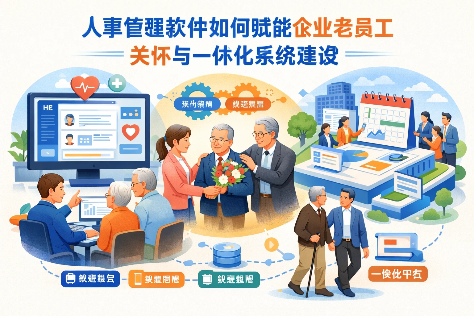 人事管理软件如何赋能企业老员工关怀与一体化系统建设