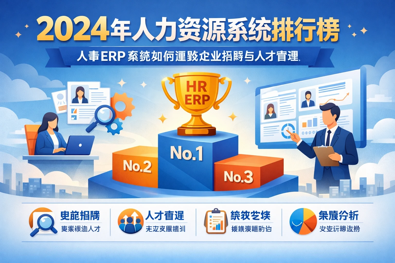 2024年人力资源系统排行榜：人事ERP系统如何重塑企业招聘与人才管理