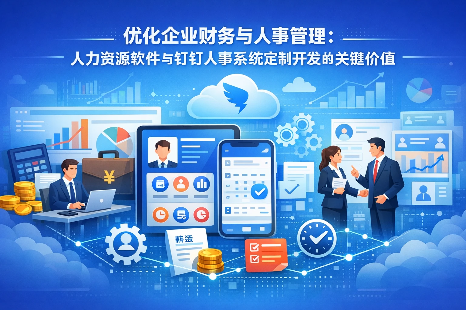 优化企业财务与人事管理：人力资源软件与钉钉人事系统定制开发的关键价值