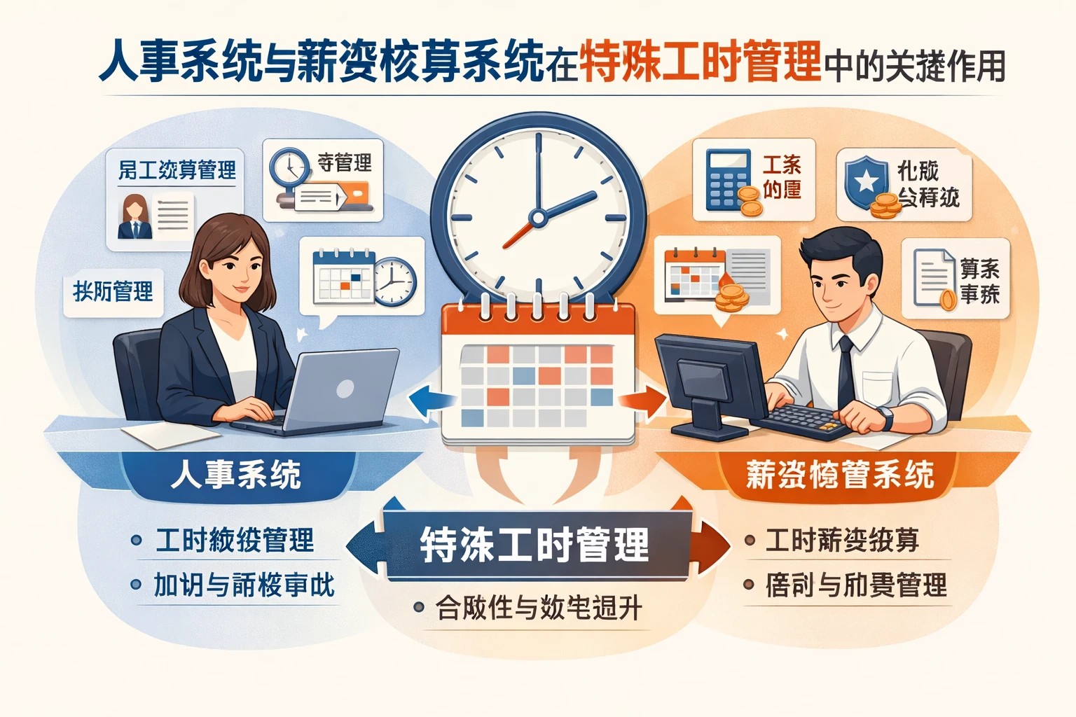 人事系统与薪资核算系统在特殊工时管理中的关键作用