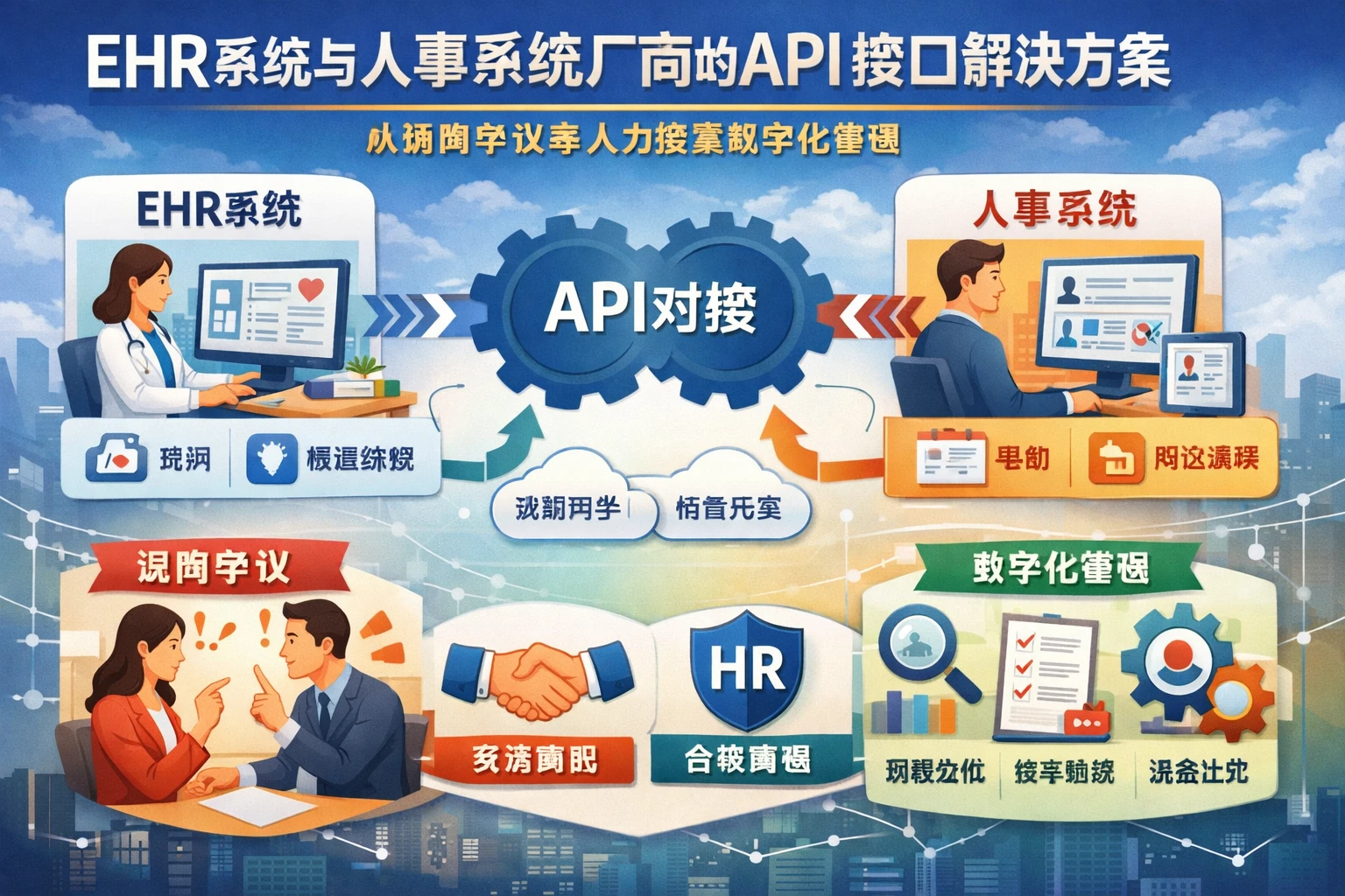 EHR系统与人事系统厂商的API接口解决方案：从调岗争议看人力资源数字化管理