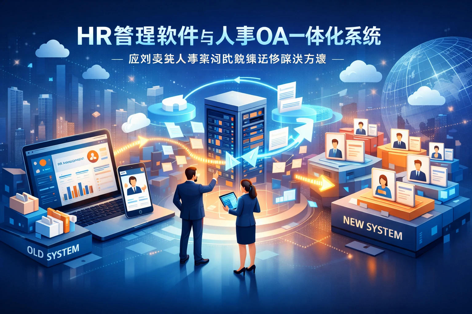 HR管理软件与人事OA一体化系统：应对突发人事变动的数据迁移解决方案