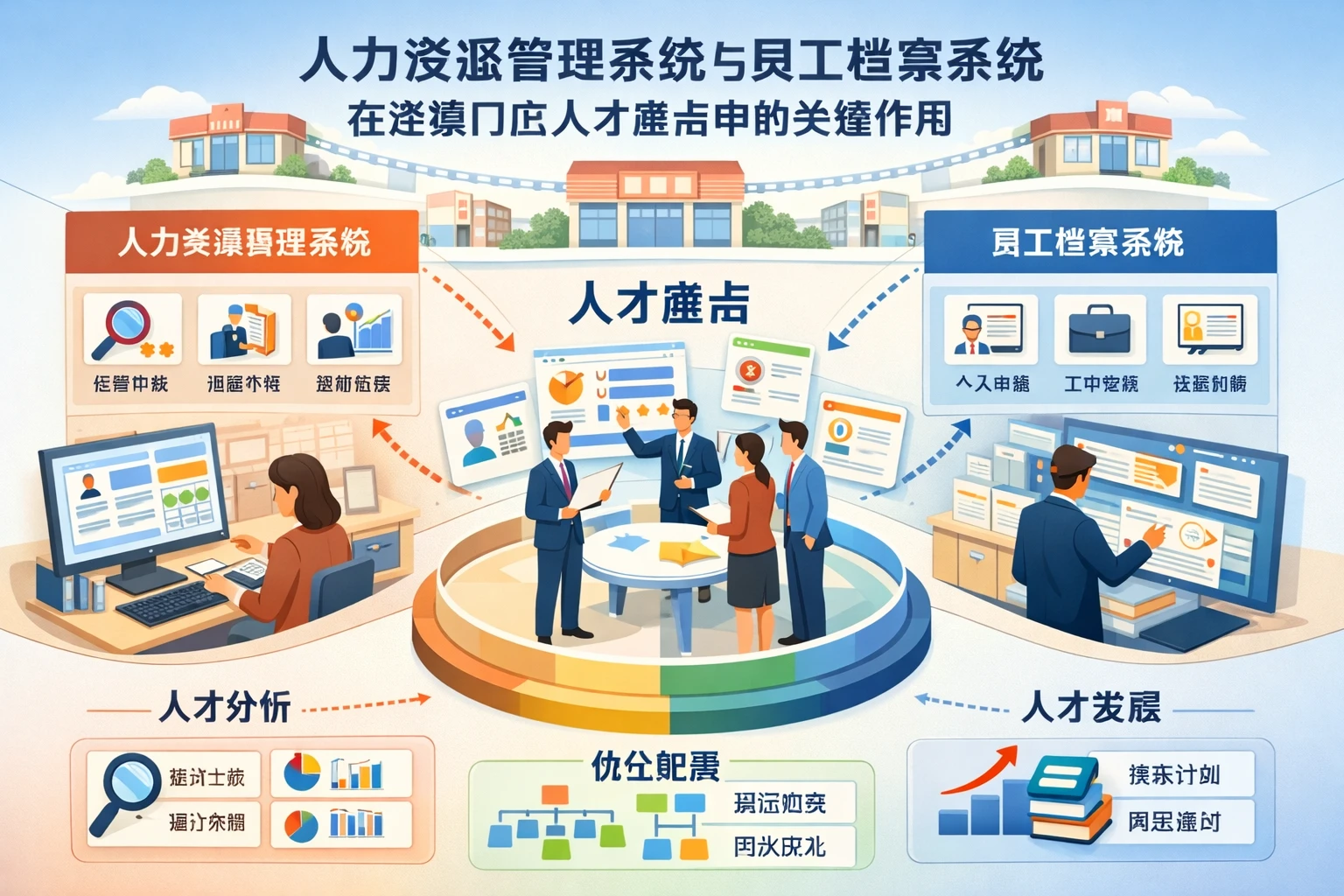 人力资源管理系统与员工档案系统在连锁门店人才盘点中的关键作用