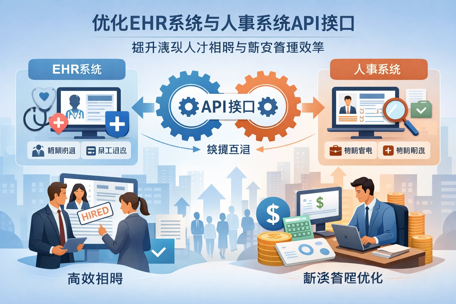 优化EHR系统与人事系统API接口：提升高级人才招聘与薪资管理效率