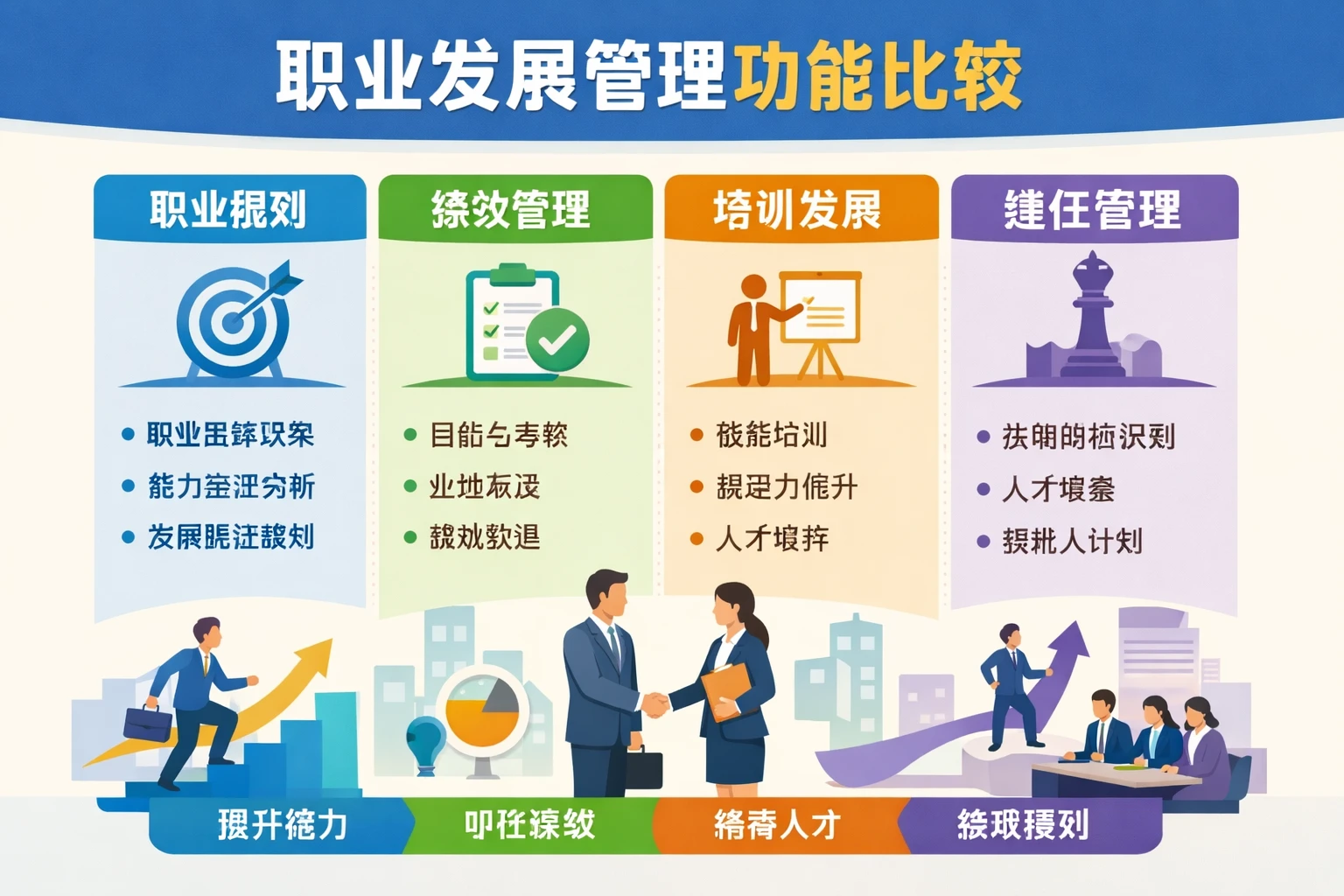 职业发展管理功能比较