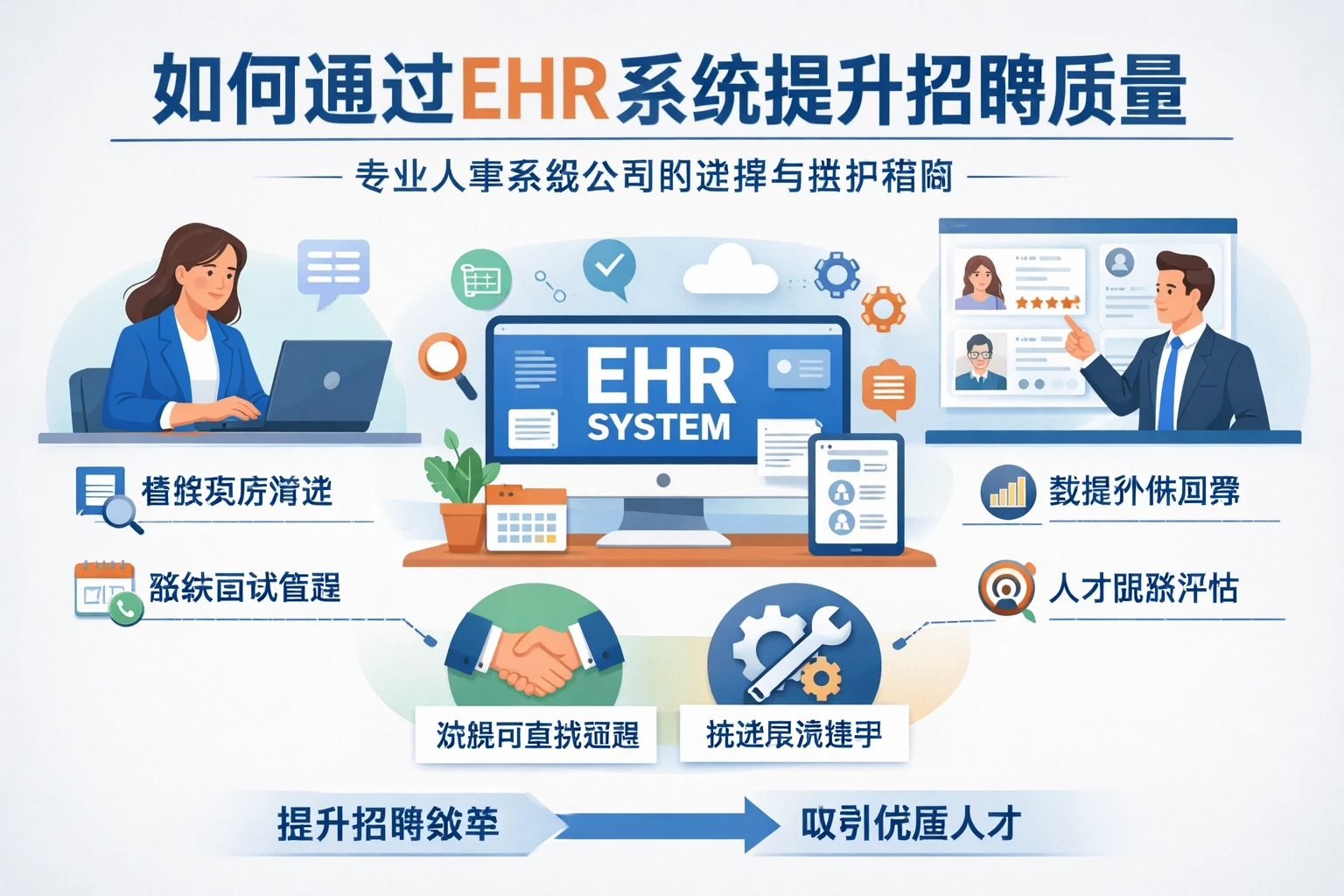 如何通过EHR系统提升招聘质量 - 专业人事系统公司的选择与维护指南