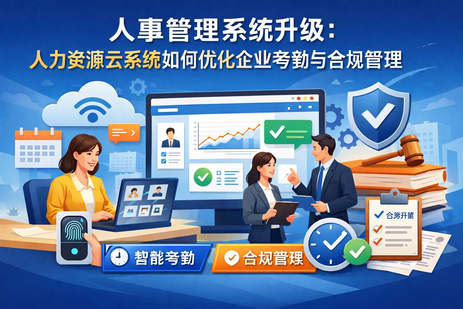 人事管理系统升级：人力资源云系统如何优化企业考勤与合规管理