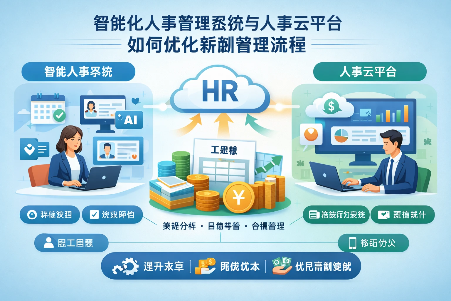 智能化人事管理系统与人事云平台如何优化薪酬管理流程