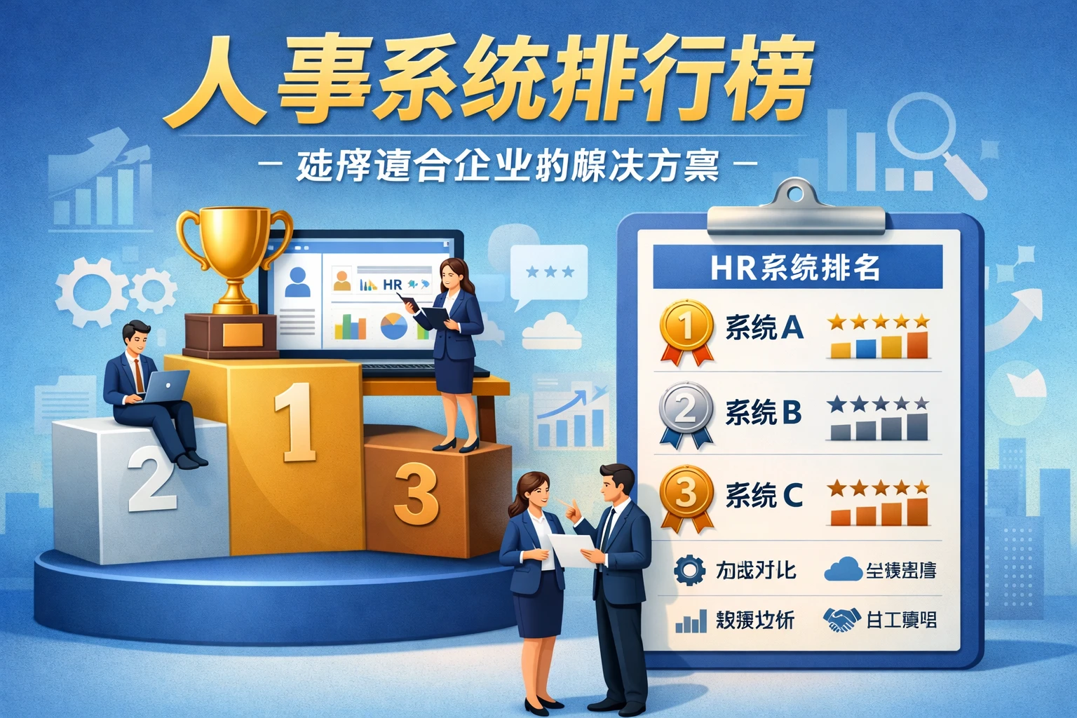 人事系统排行榜:选择适合企业的解决方案