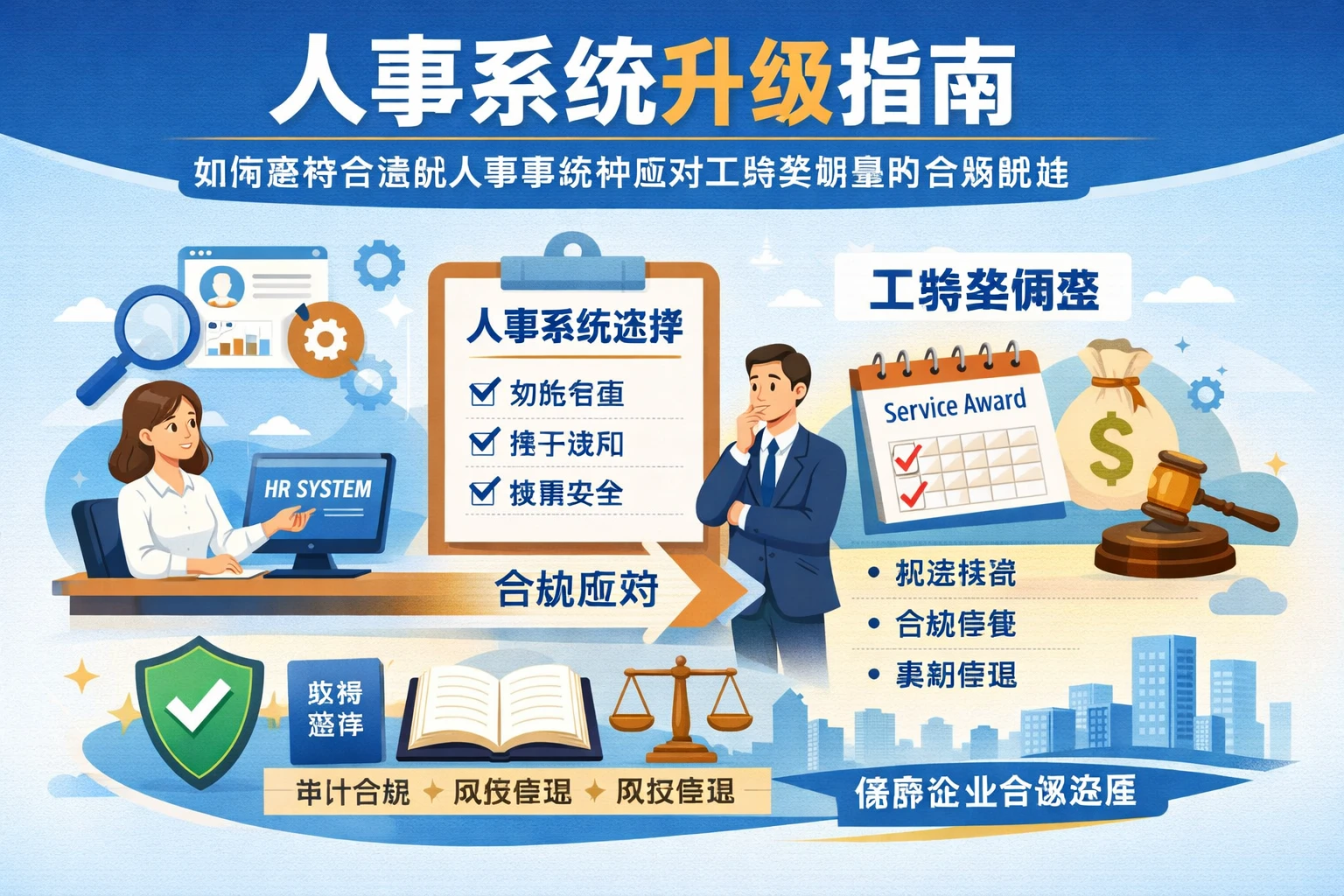 人事系统升级指南：如何选择合适的人事系统并应对工龄奖调整的合规挑战
