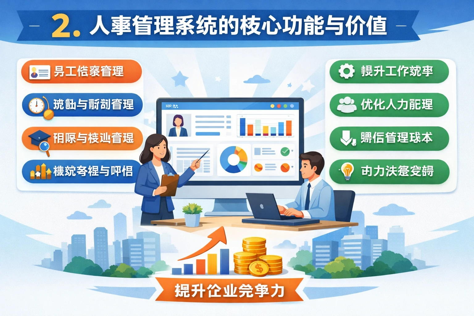 二、人事管理系统的核心功能与价值
