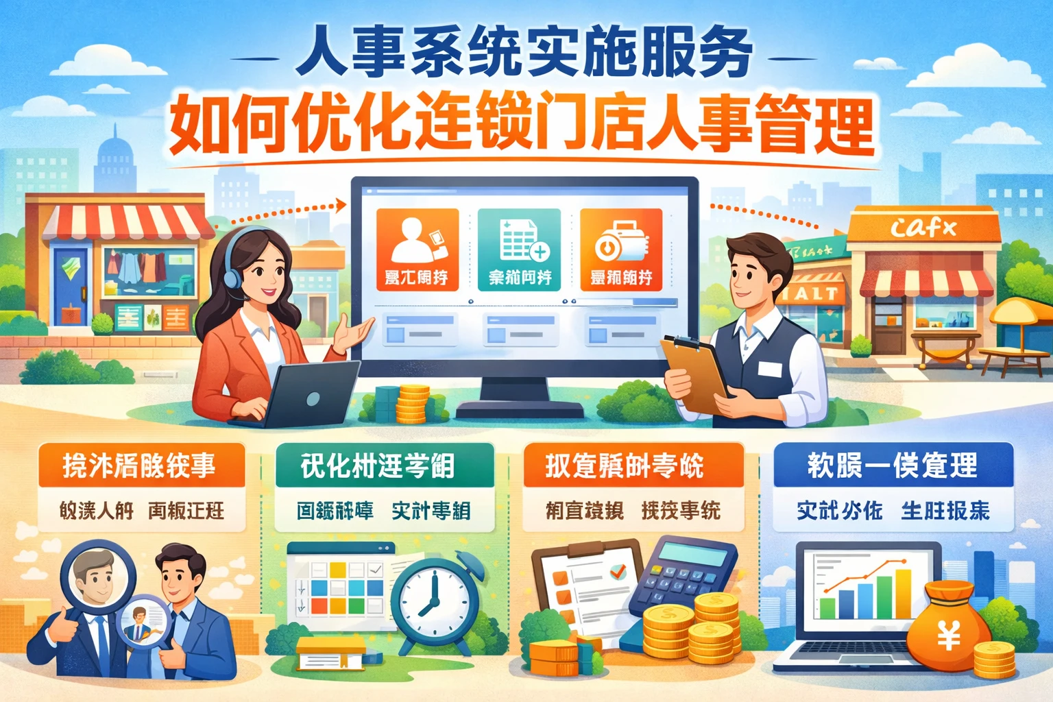 人事系统实施服务如何优化连锁门店人事管理