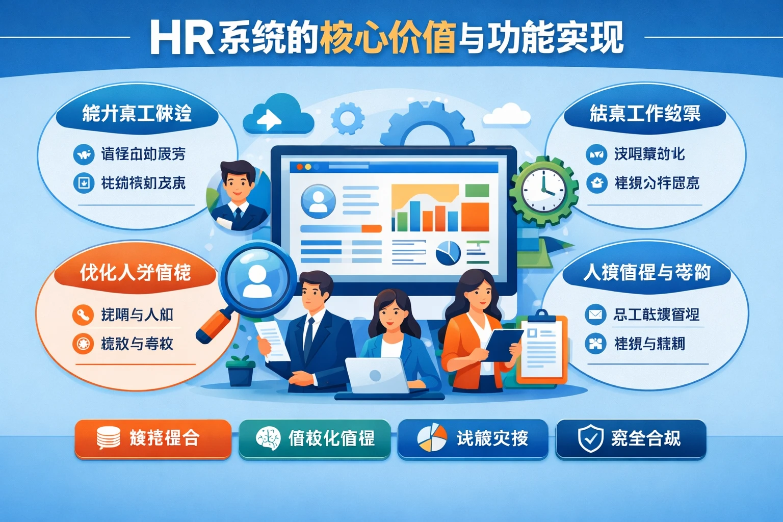 HR系统的核心价值与功能实现
