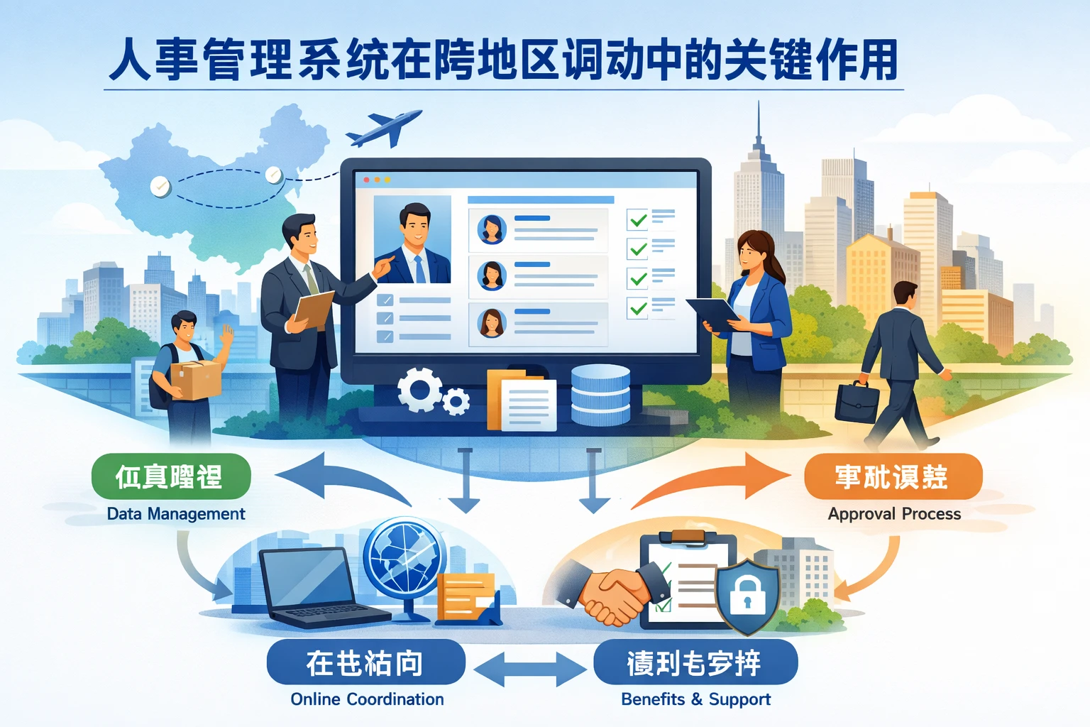 人事管理系统在跨地区调动中的关键作用