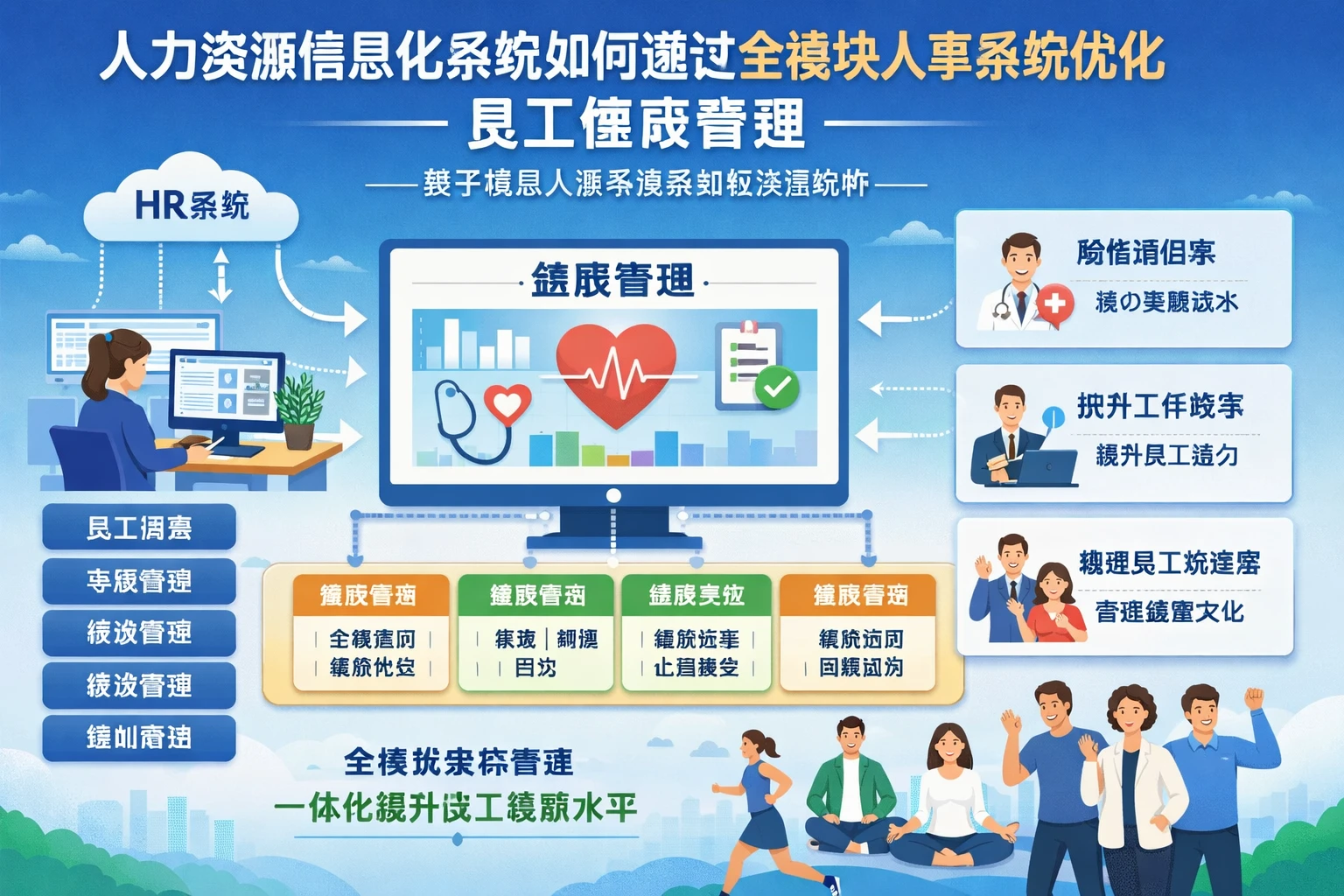 人力资源信息化系统如何通过全模块人事系统优化员工健康管理——基于真实人事系统案例的深度解析