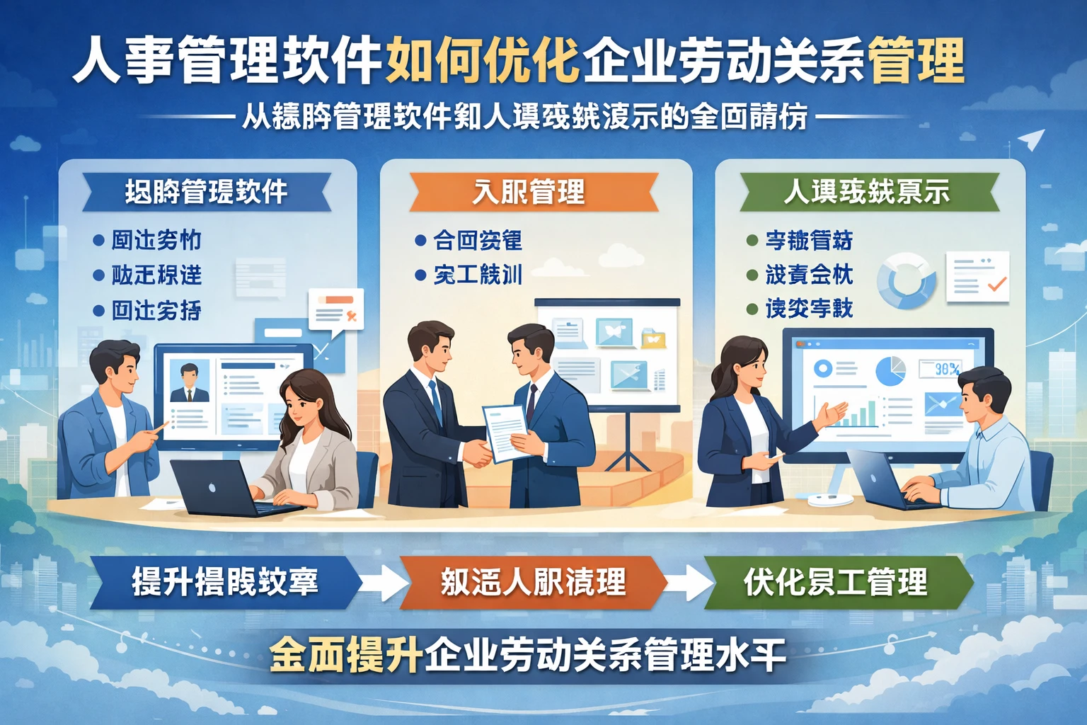 人事管理软件如何优化企业劳动关系管理——从招聘管理软件到人事系统演示的全面解析