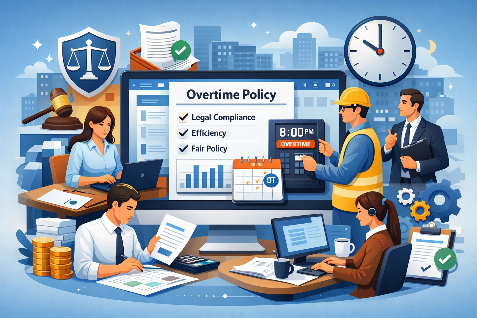 优化人事管理软件与员工管理系统：构建合法高效的加班制度解决方案