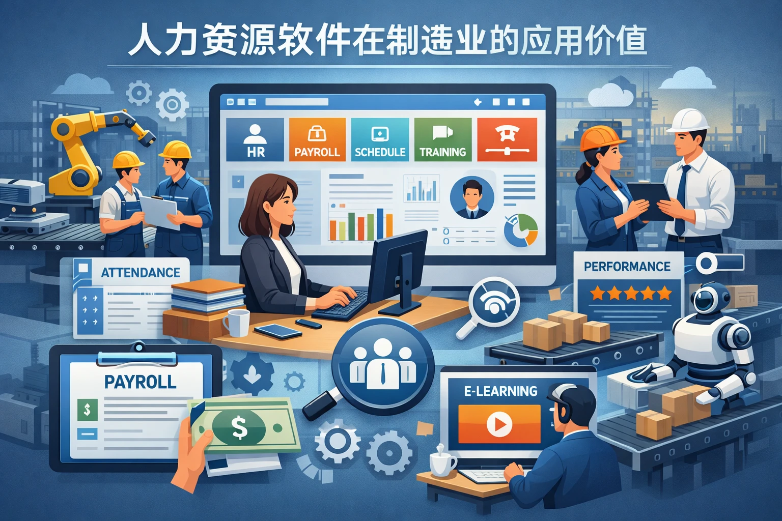 人力资源软件在制造业的应用价值