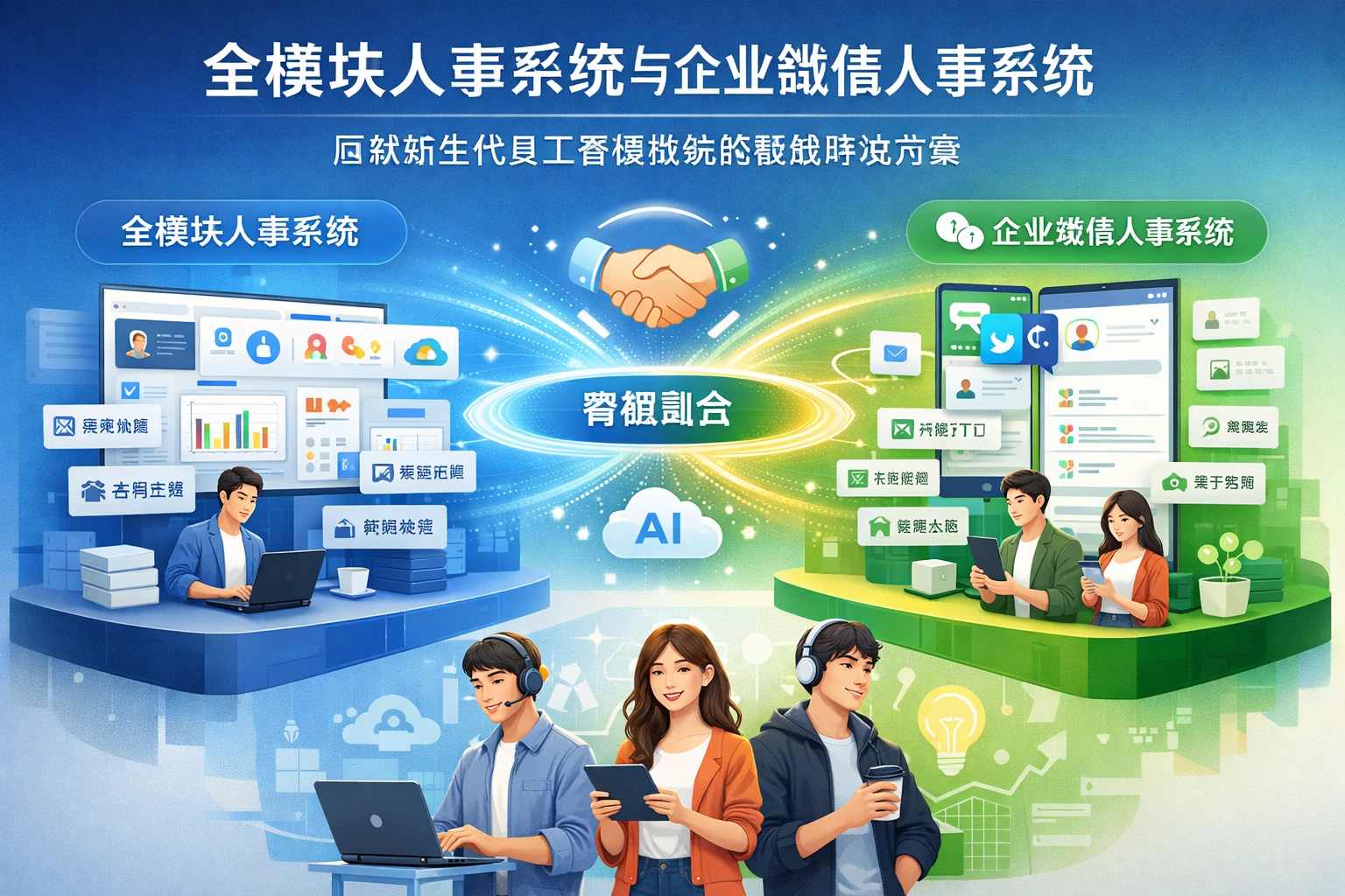 全模块人事系统与企业微信人事系统：应对新生代员工管理挑战的智能解决方案