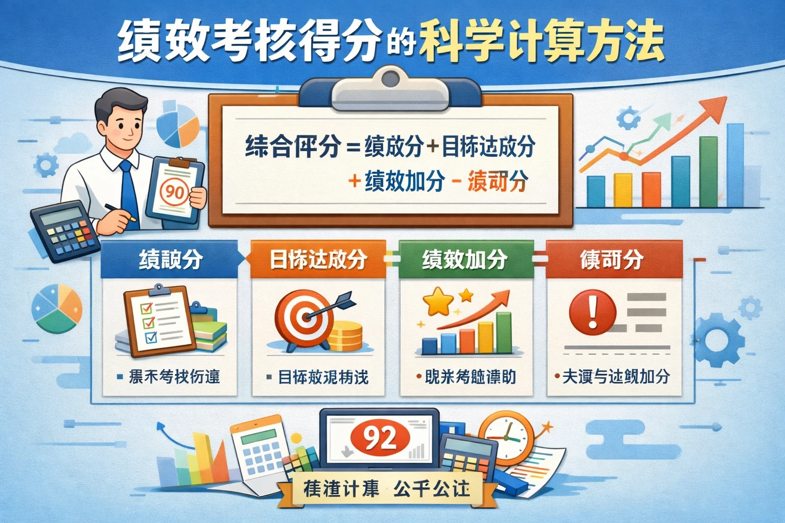 绩效考核得分的科学计算方法